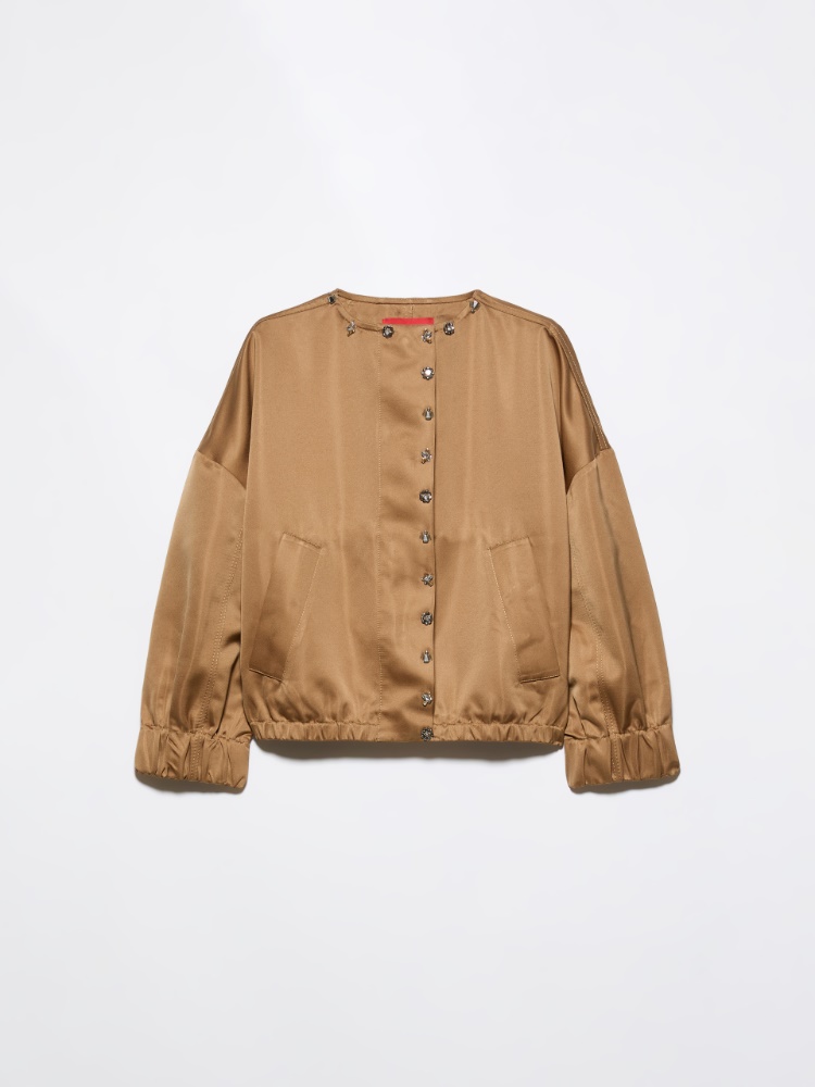 Bejewelled satin bomber jacket - MAX&Co. - 5