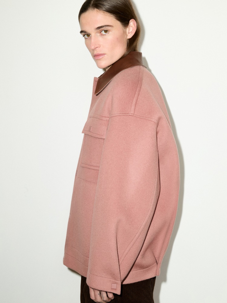 Double-woven wool-blend shacket - MAX&Co. - 4
