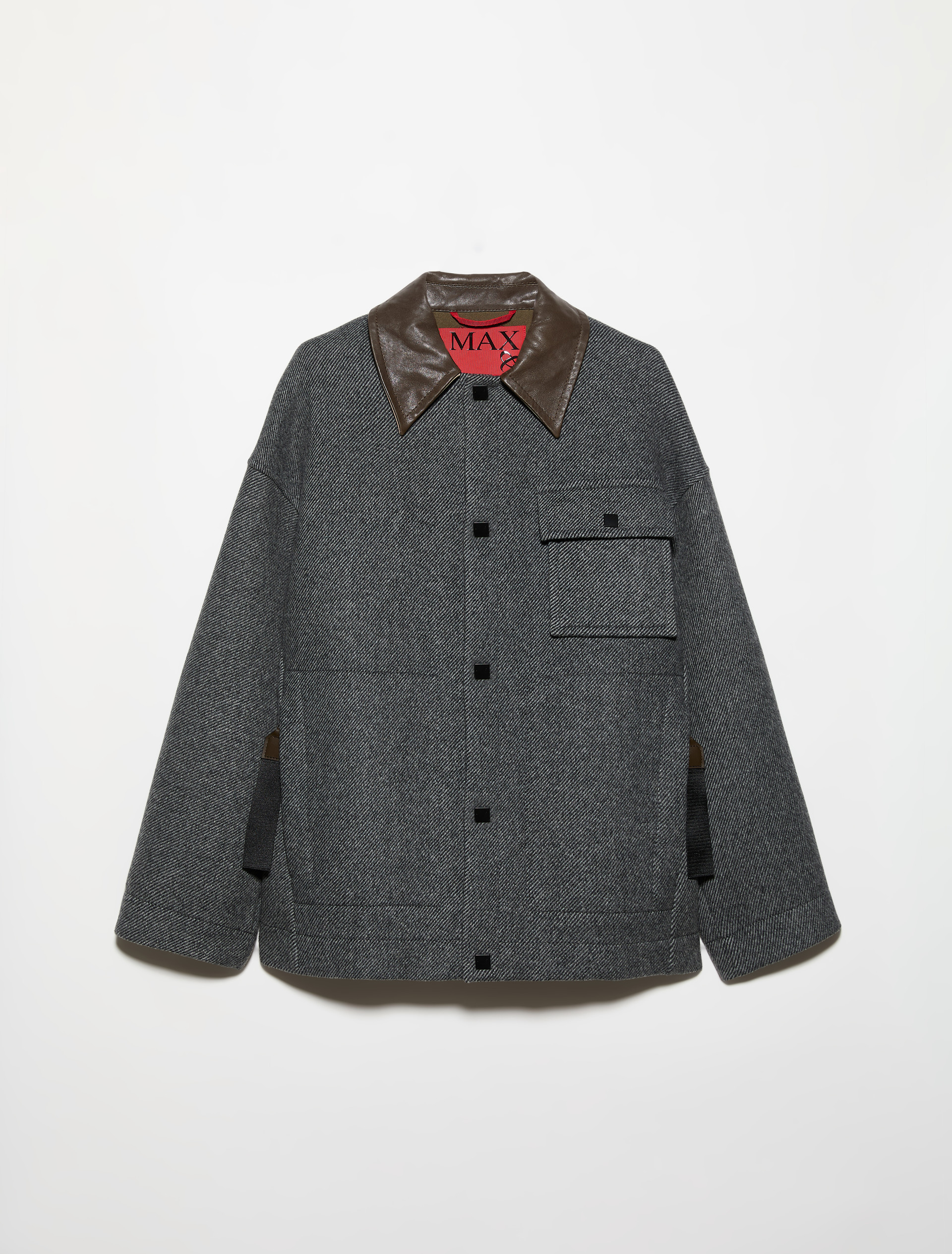 Double-woven wool-blend shacket - MAX&Co.