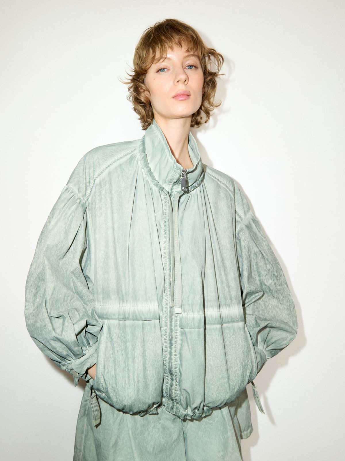 Chaqueta bomber de nailon extragrande - JADE - MAX&Co.
