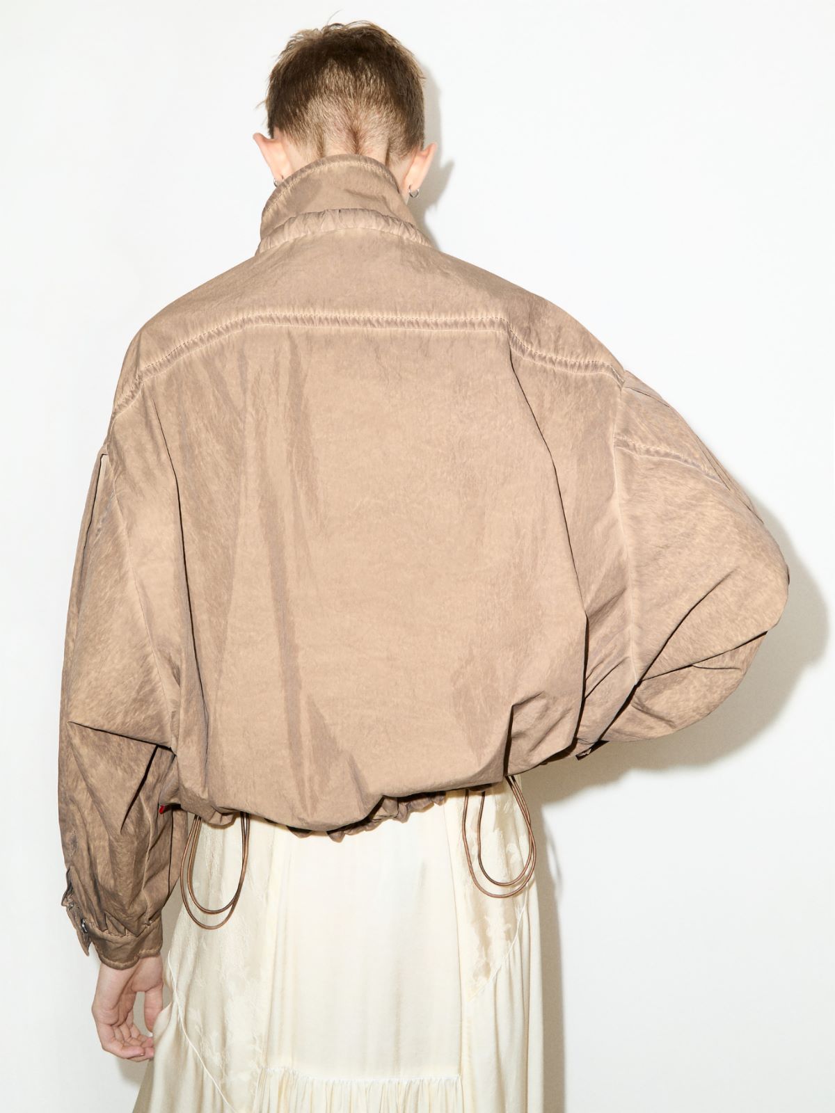 Chaqueta bomber de nailon extragrande - ANTE - MAX&Co.