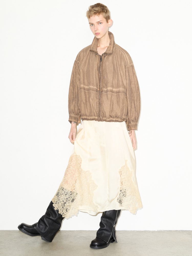 Chaqueta bomber de nailon extragrande - MAX&Co. - 6