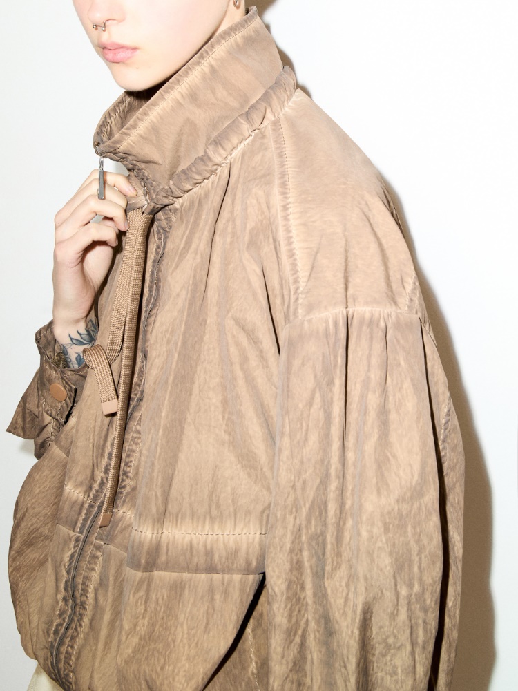 Chaqueta bomber de nailon extragrande - MAX&Co. - 4