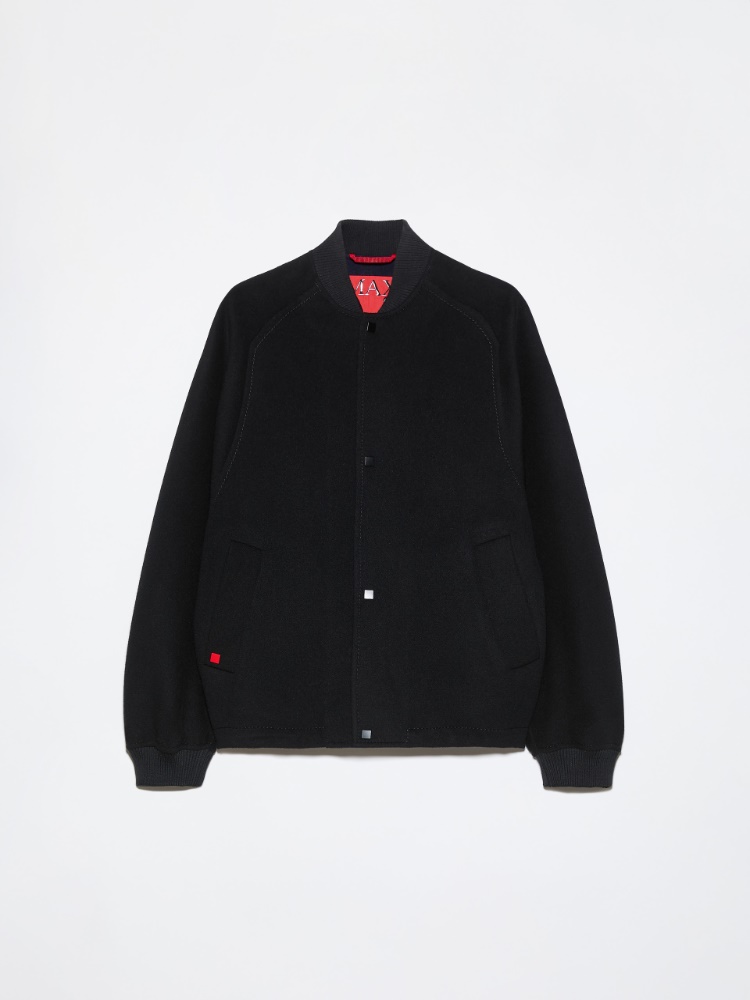 [ルジャーダ]  ウール ダブルフェイス ボンバー ジャケット - BLACK - マックスアンドコー公式オンラインショップ - 5