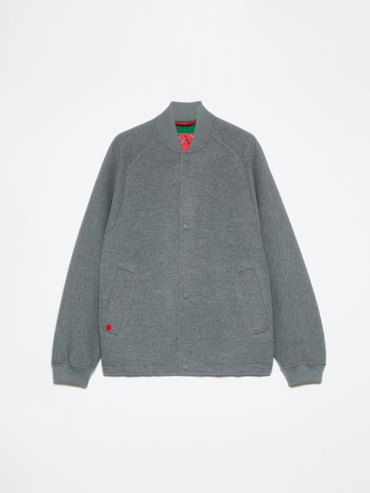 [ルジャーダ]  ウール ダブルフェイス ボンバー ジャケット - MELANGE GREY - マックスアンドコー公式オンラインショップ - 5
