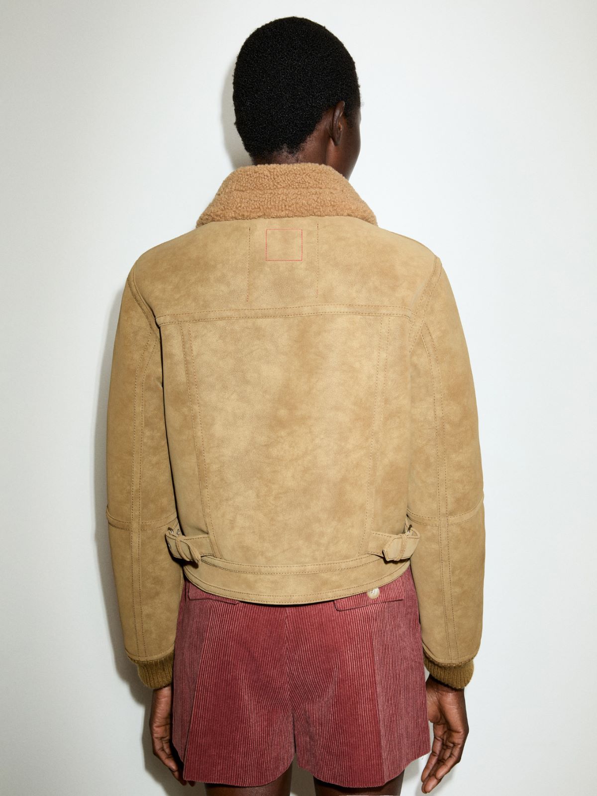 Cropped bomber jacket - BISCUIT - MAX&Co. - 2