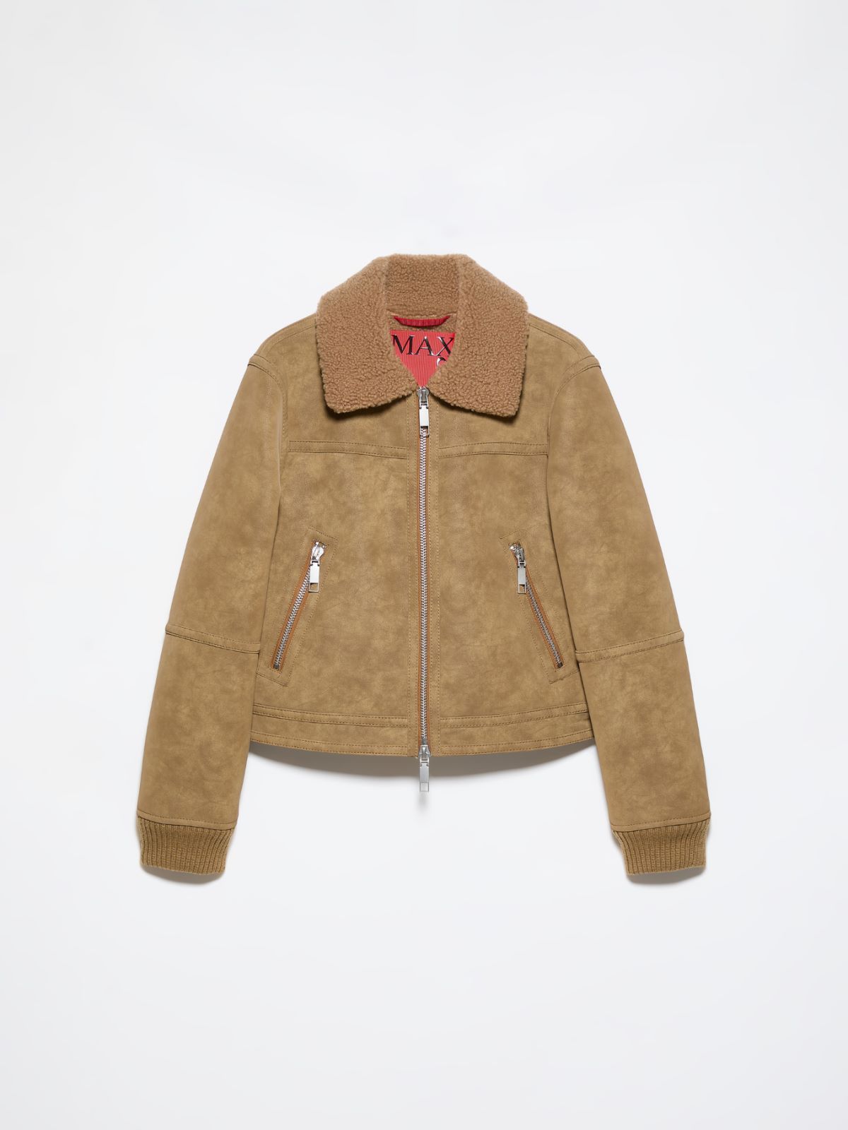 Cropped bomber jacket - BISCUIT - MAX&Co. - 7