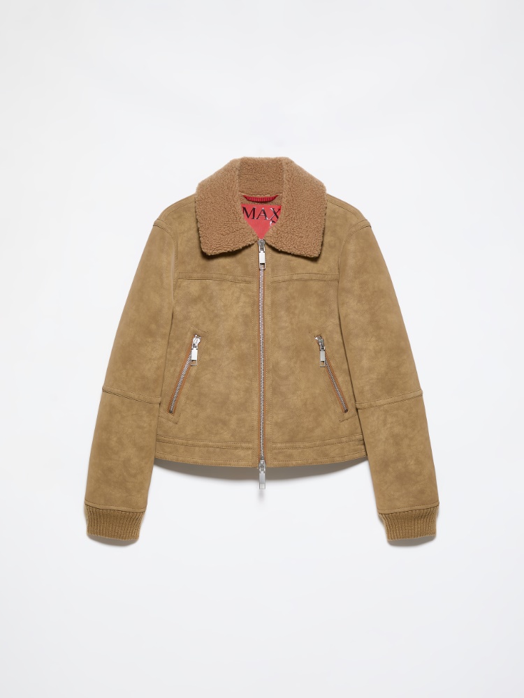 Cropped bomber jacket - BISCUIT - MAX&Co. - 7
