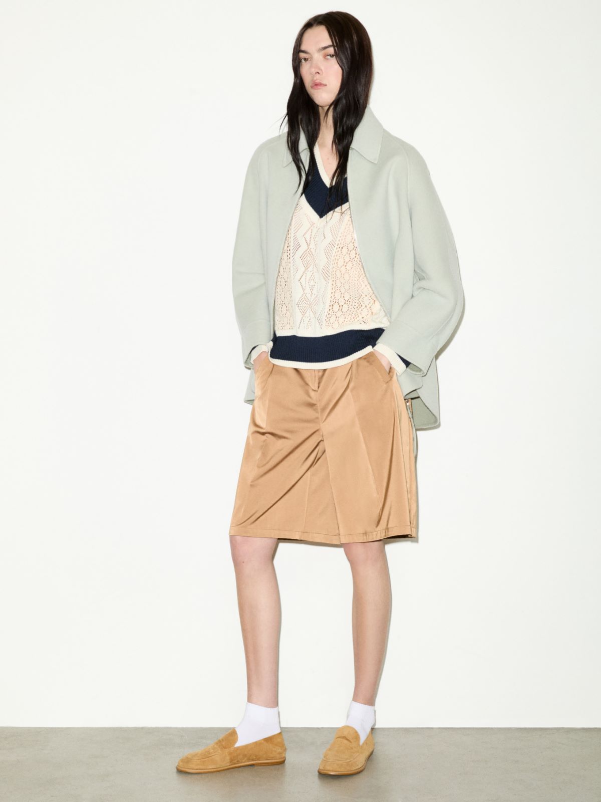 Double-woven wool jacket - JADE - MAX&Co.