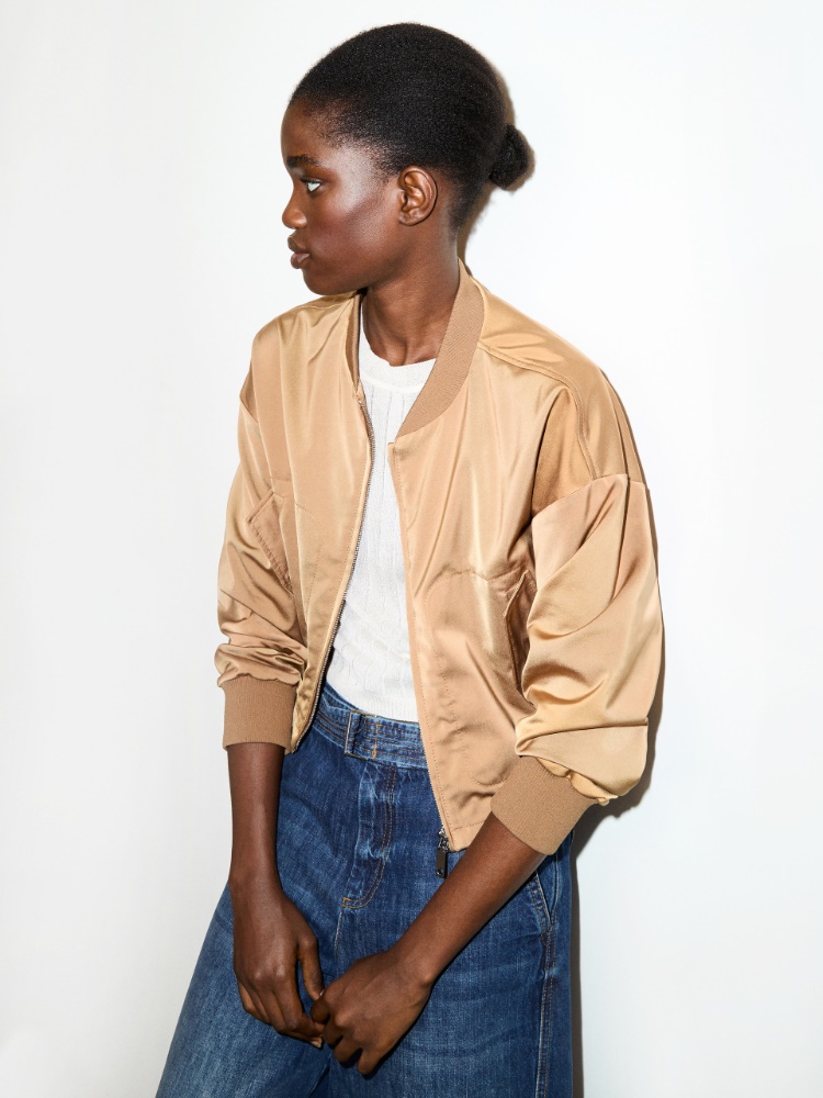 Satin bomber jacket - MAX&Co.