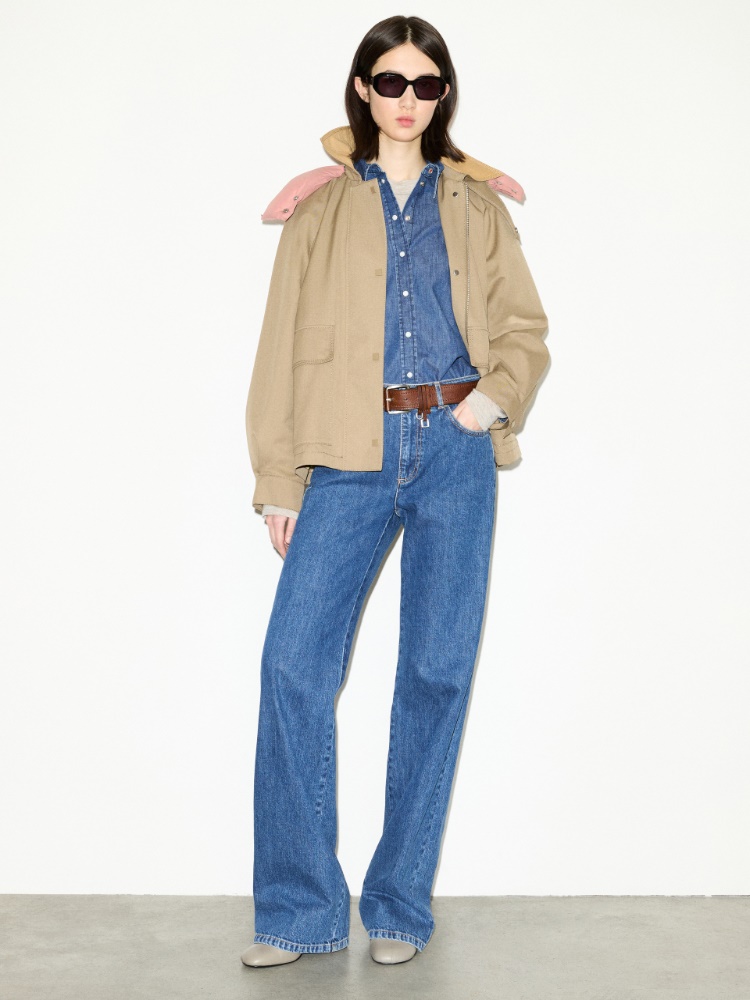 Hooded gabardine barn jacket - MAX&Co. - 4