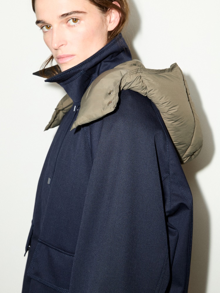 Hooded gabardine barn jacket - MAX&Co. - 3