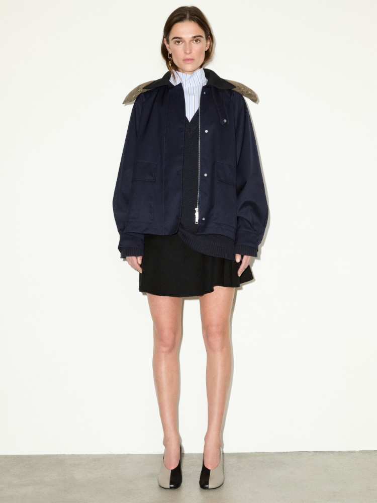 Hooded gabardine barn jacket - MAX&Co. - 5