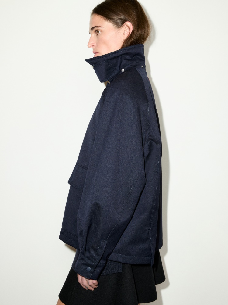 Hooded gabardine barn jacket - MAX&Co. - 4