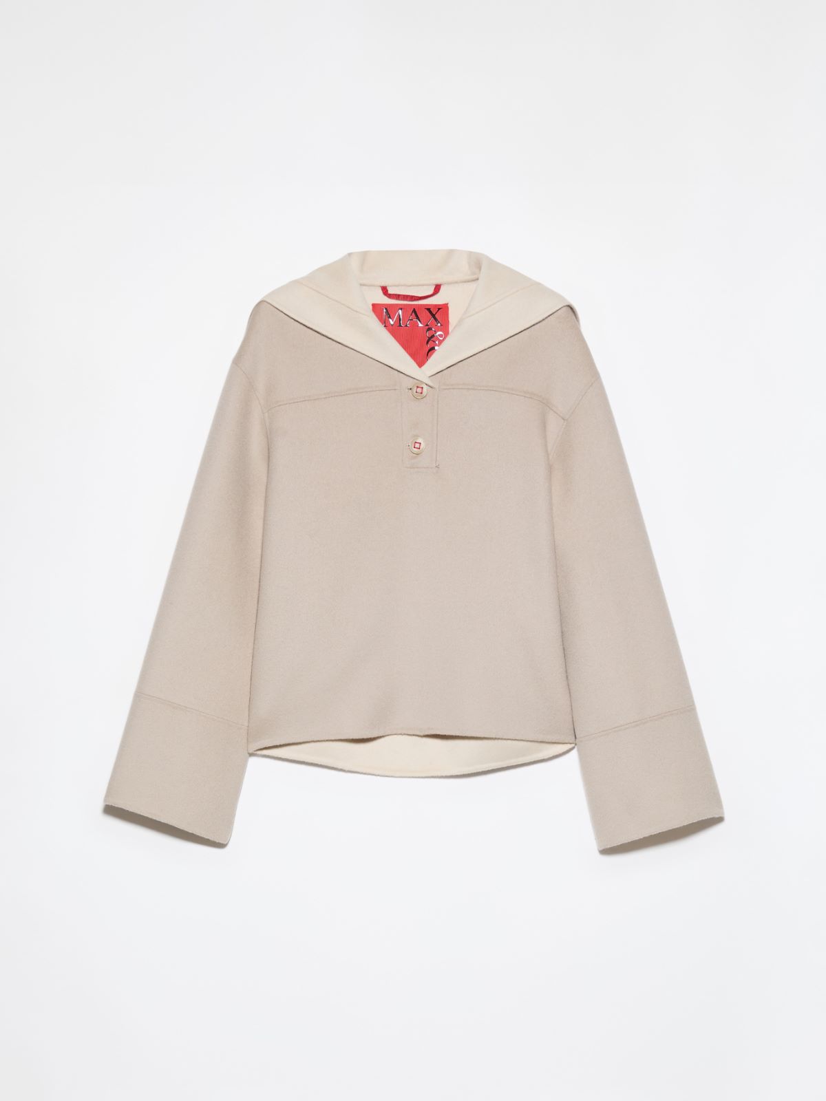 Double-woven wool pullover jacket - BEIGE - MAX&Co. - 6