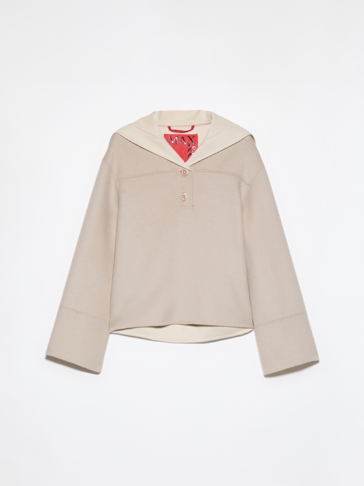 Double-woven wool pullover jacket - BEIGE - MAX&Co. - 6