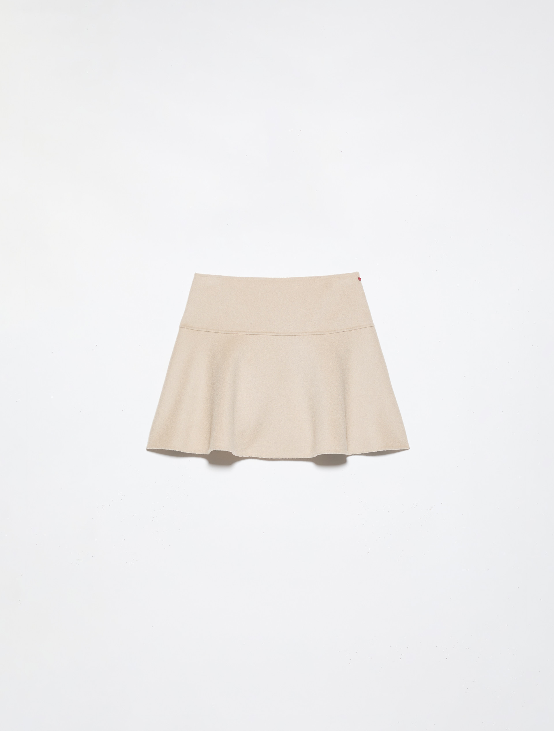 Double-woven wool mini skirt - MAX&Co.