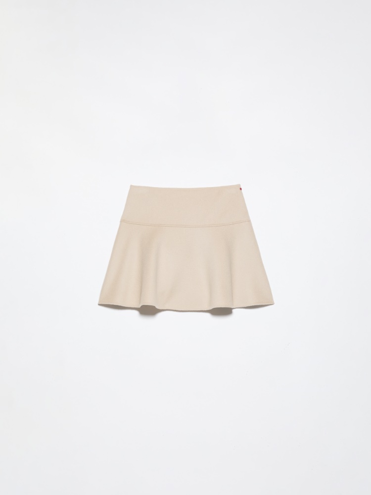 Double-woven wool mini skirt - BEIGE - MAX&Co. - 5
