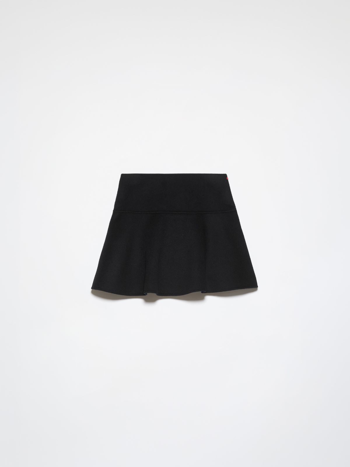 Double-woven wool mini skirt - BLACK - MAX&Co. - 5