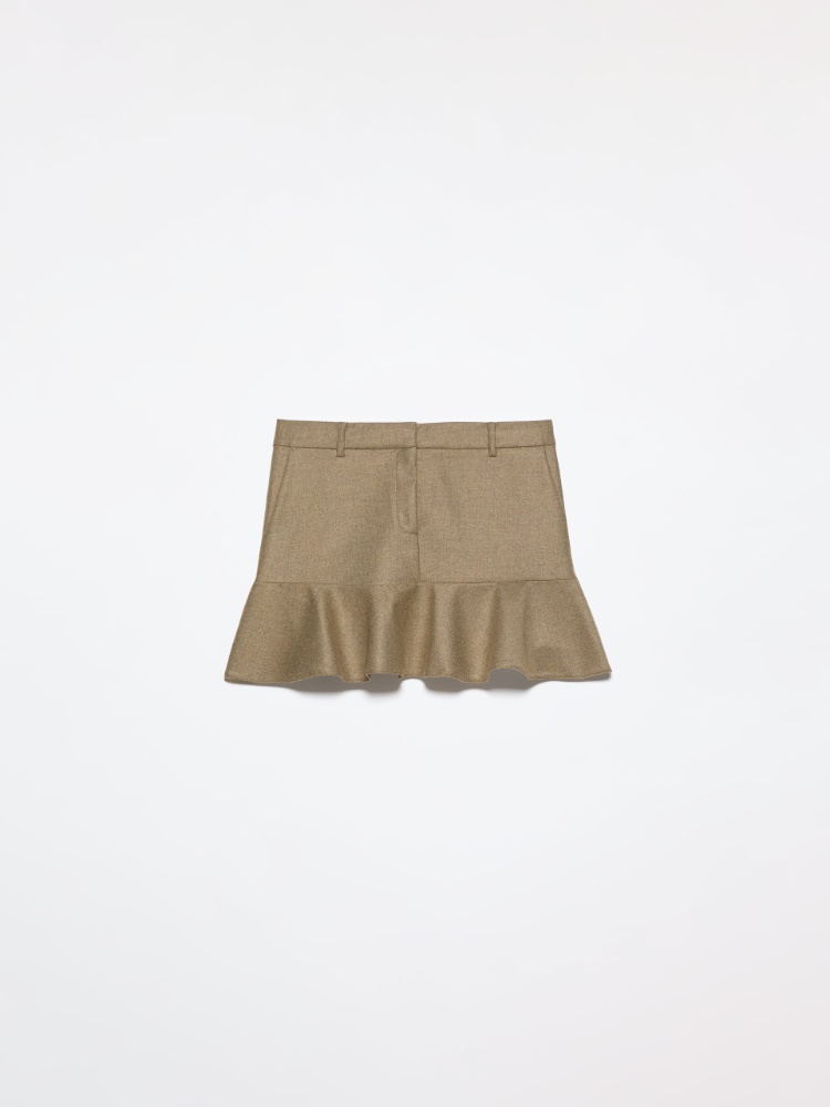 Flannel mini skirt - MELANGE GREY - MAX&Co. - 5