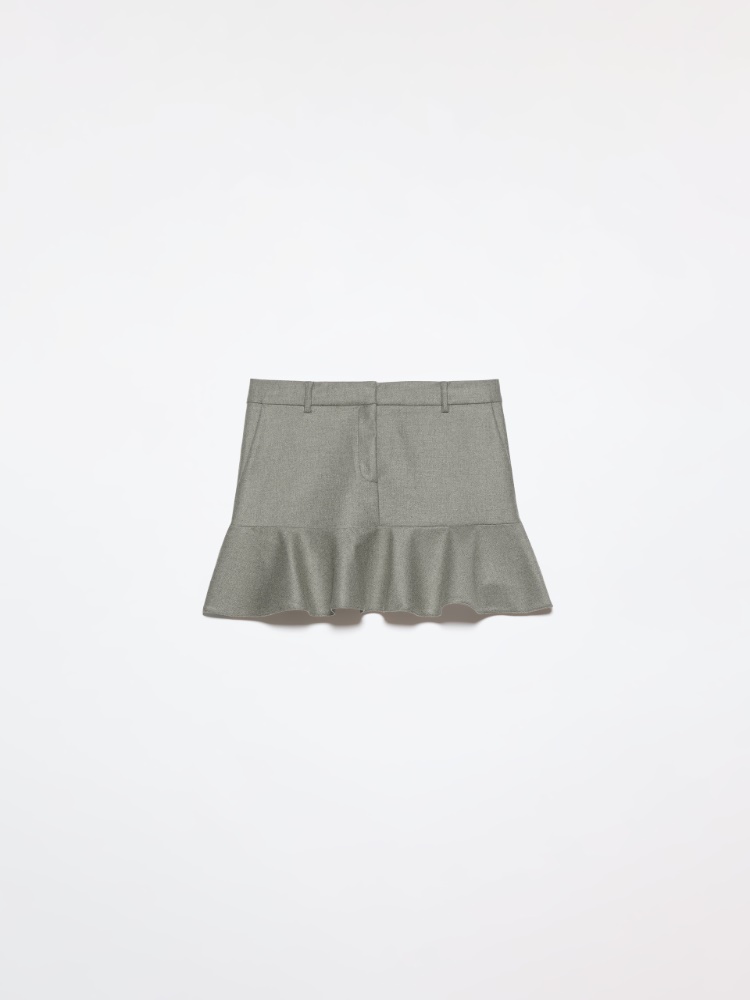 Flannel mini skirt - BLACK - MAX&Co. - 6