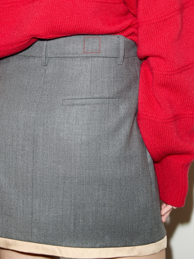 Wool-blend mini skirt - MAX&Co. - 4