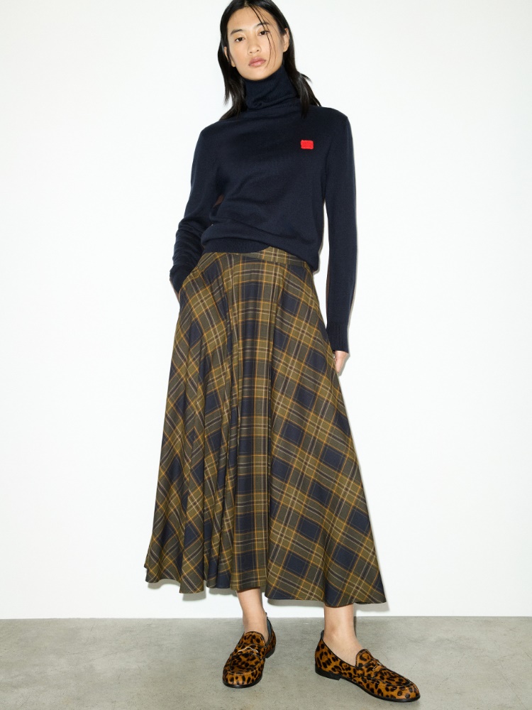 Checked midi skirt - MAX&Co.