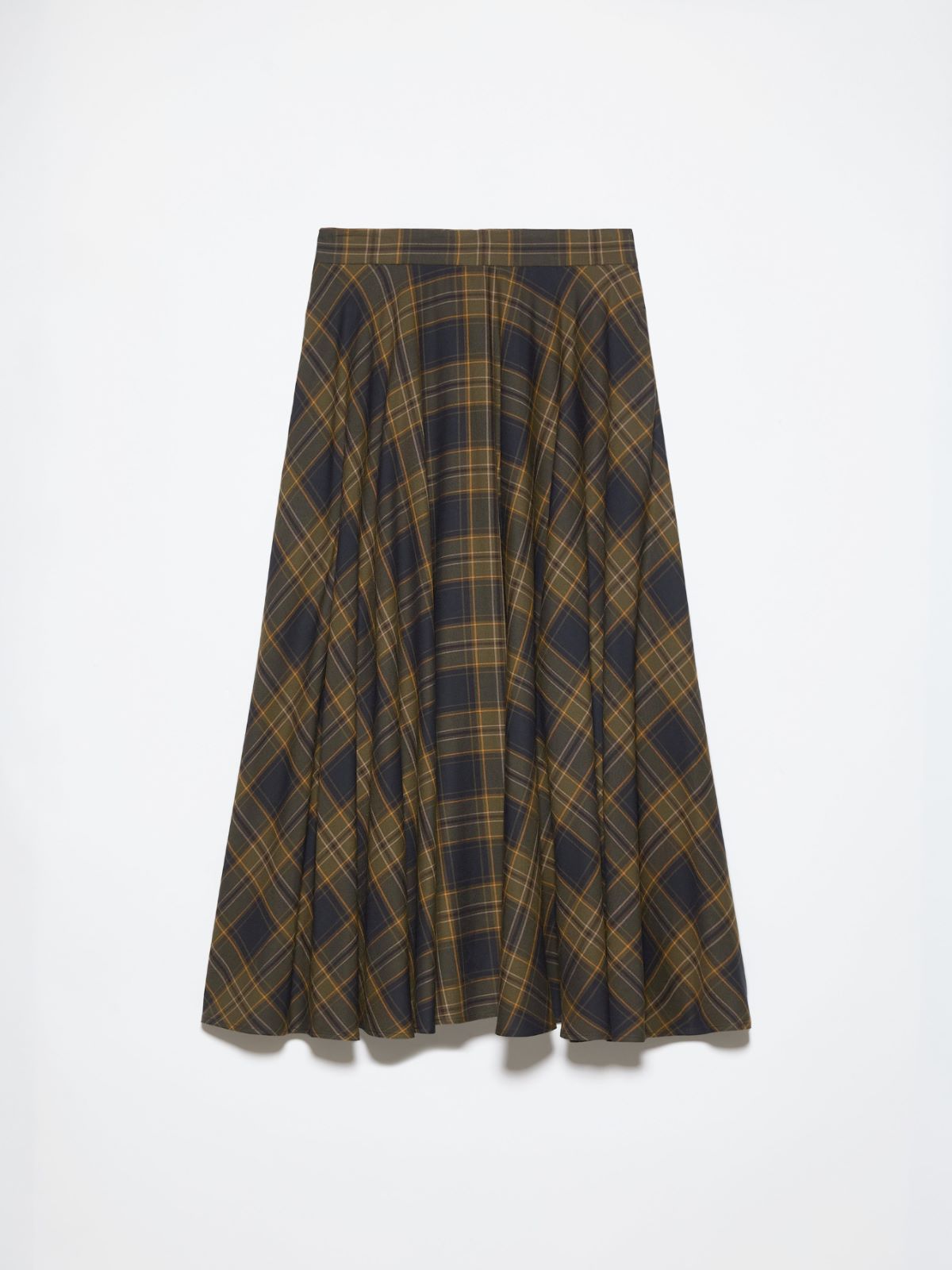 Checked midi skirt - OLIVE - MAX&Co. - 6