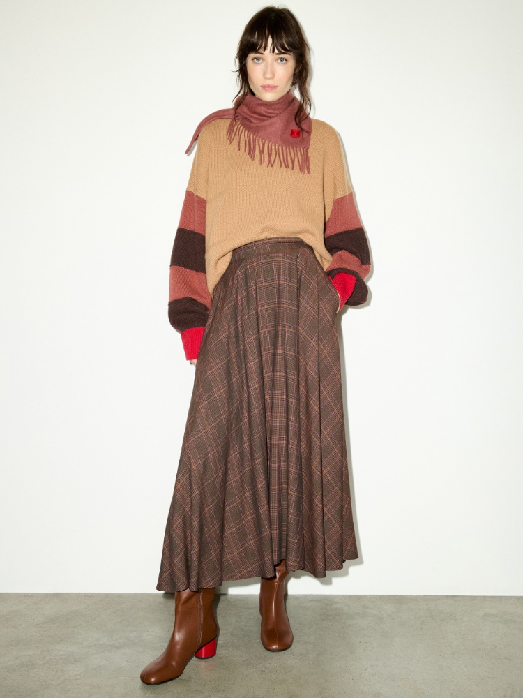 Checked midi skirt - MAX&Co.