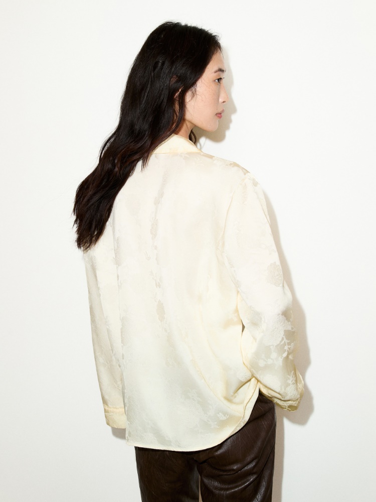 Camicia jacquard con pizzo - BANANA - MAX&Co.