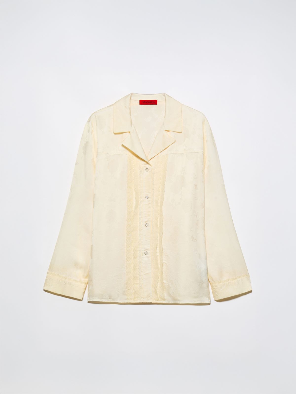 Camicia jacquard con pizzo - BANANA - MAX&Co.