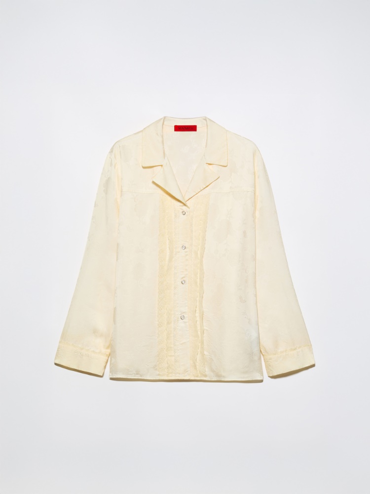 Camicia jacquard con pizzo - BANANA - MAX&Co.