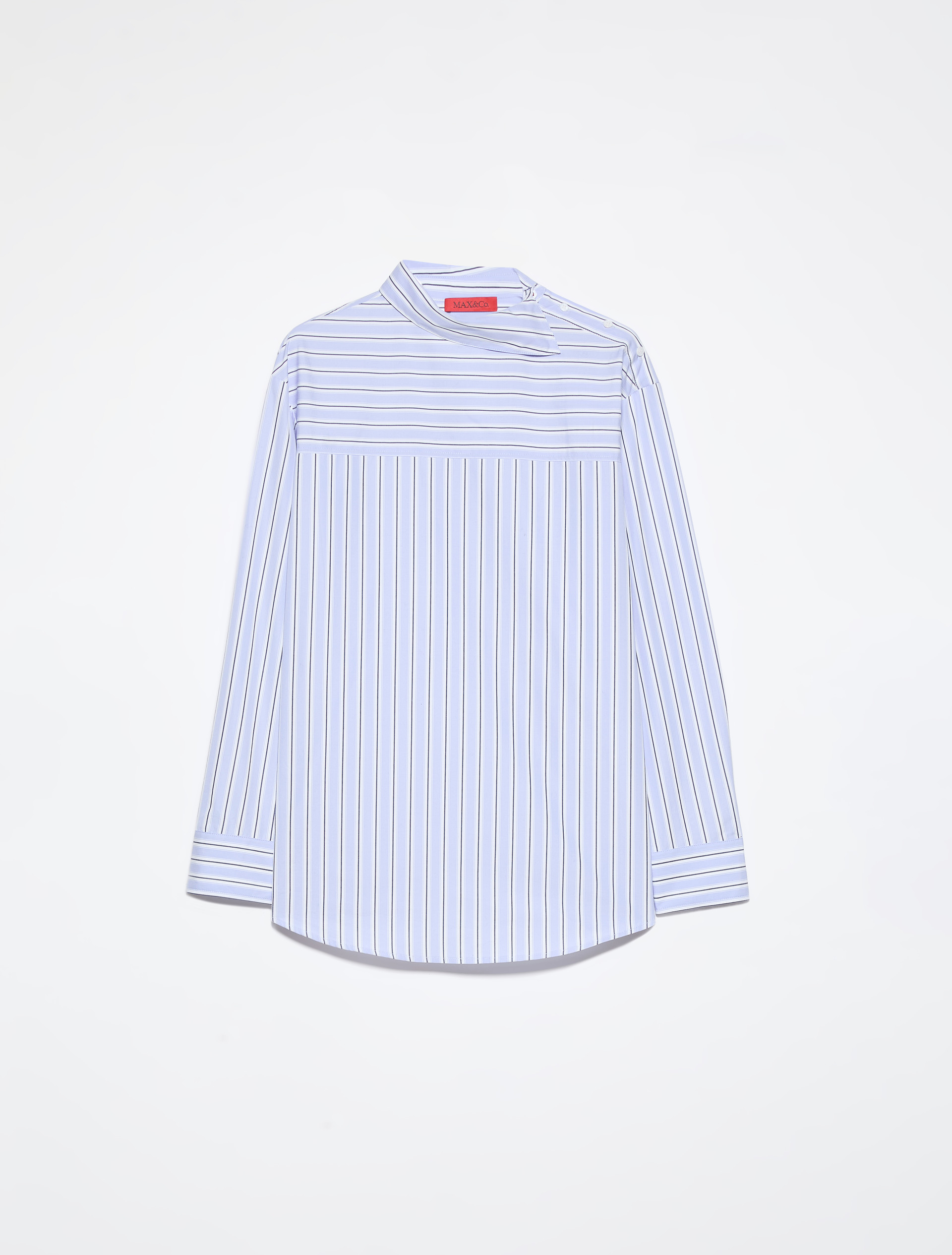 Cotton-poplin blouse - MAX&Co.