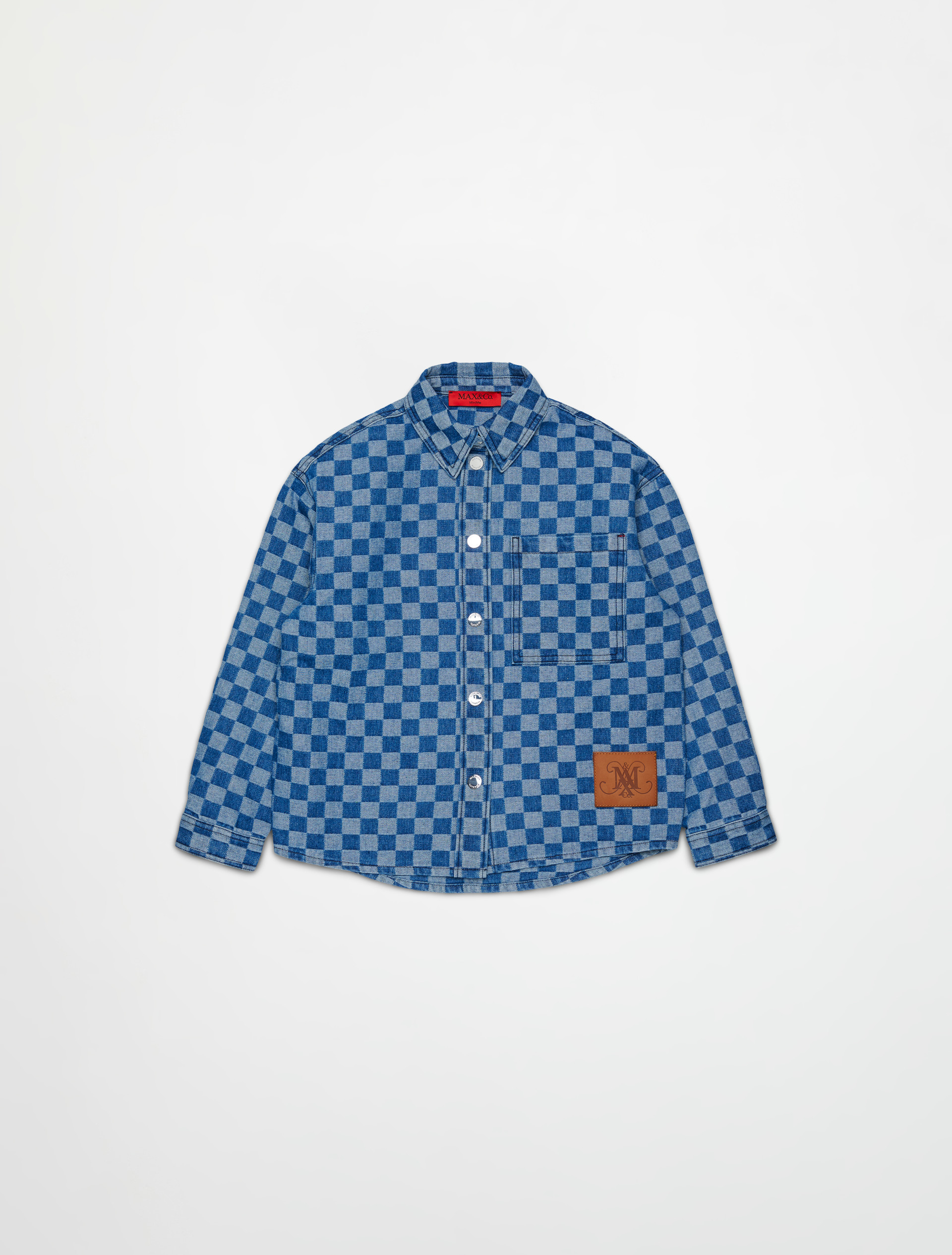 Chemise en denim à motif carreaux KID - MAX&Co.