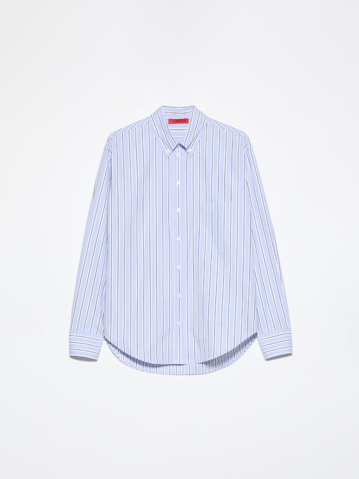 Cotton-poplin shirt - NAVY - MAX&Co. - 5