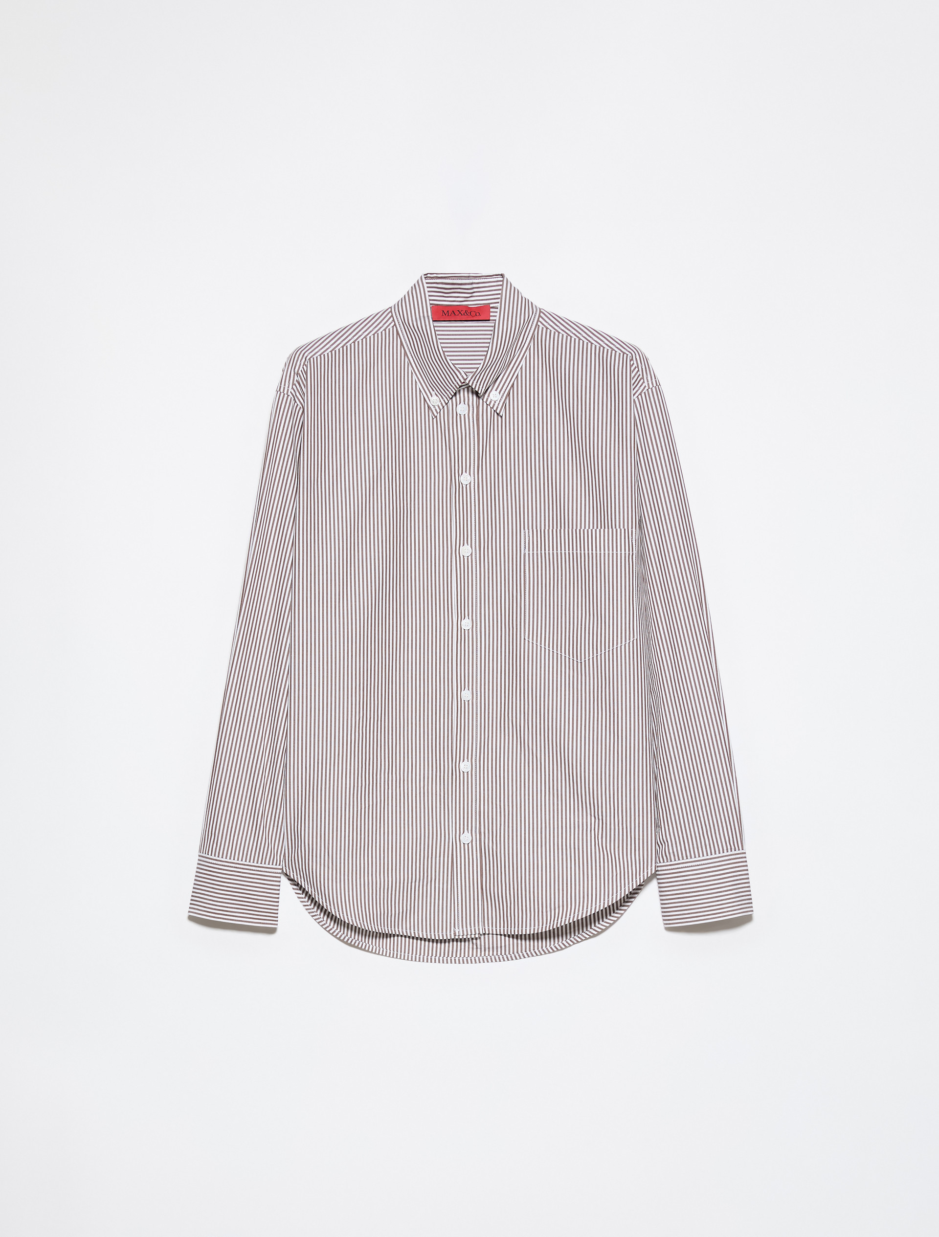 Cotton-poplin shirt - MAX&Co.