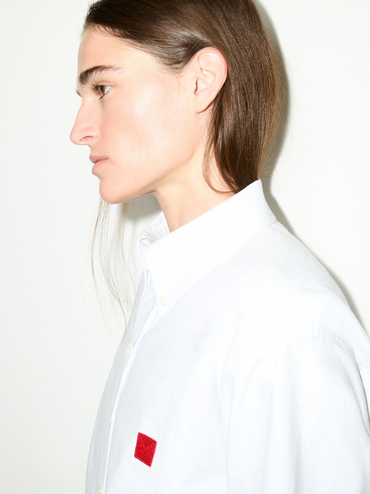 Oxford cotton shirt - OPTICAL WHITE - MAX&Co. - 4