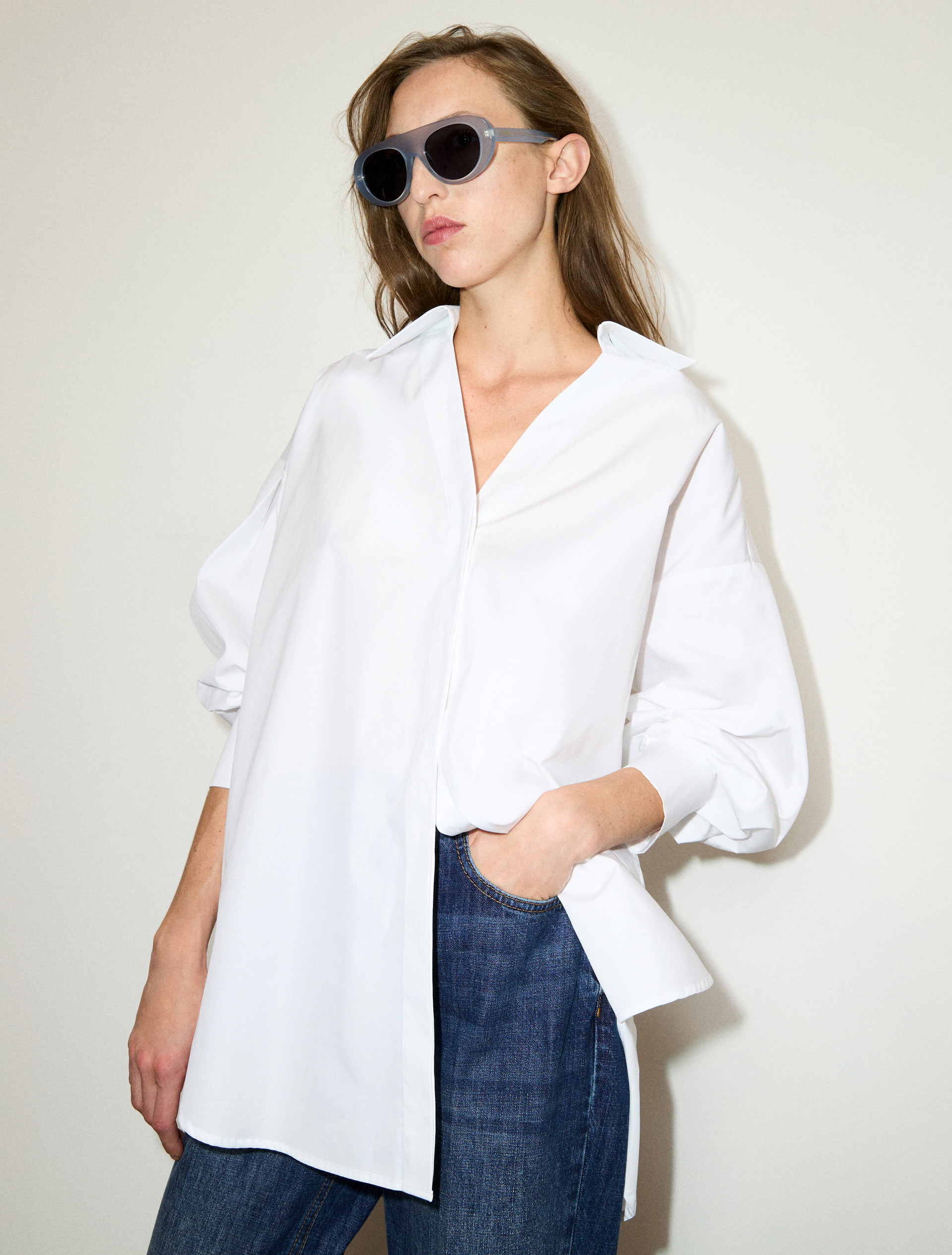 Camisa extragrande de popelina - MAX&Co.
