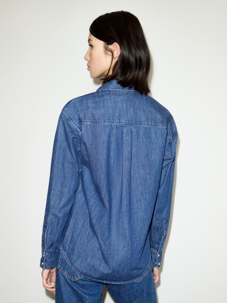Lightweight denim shirt - NAVY - MAX&Co. - 2