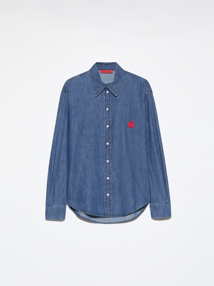 Lightweight denim shirt - NAVY - MAX&Co. - 5