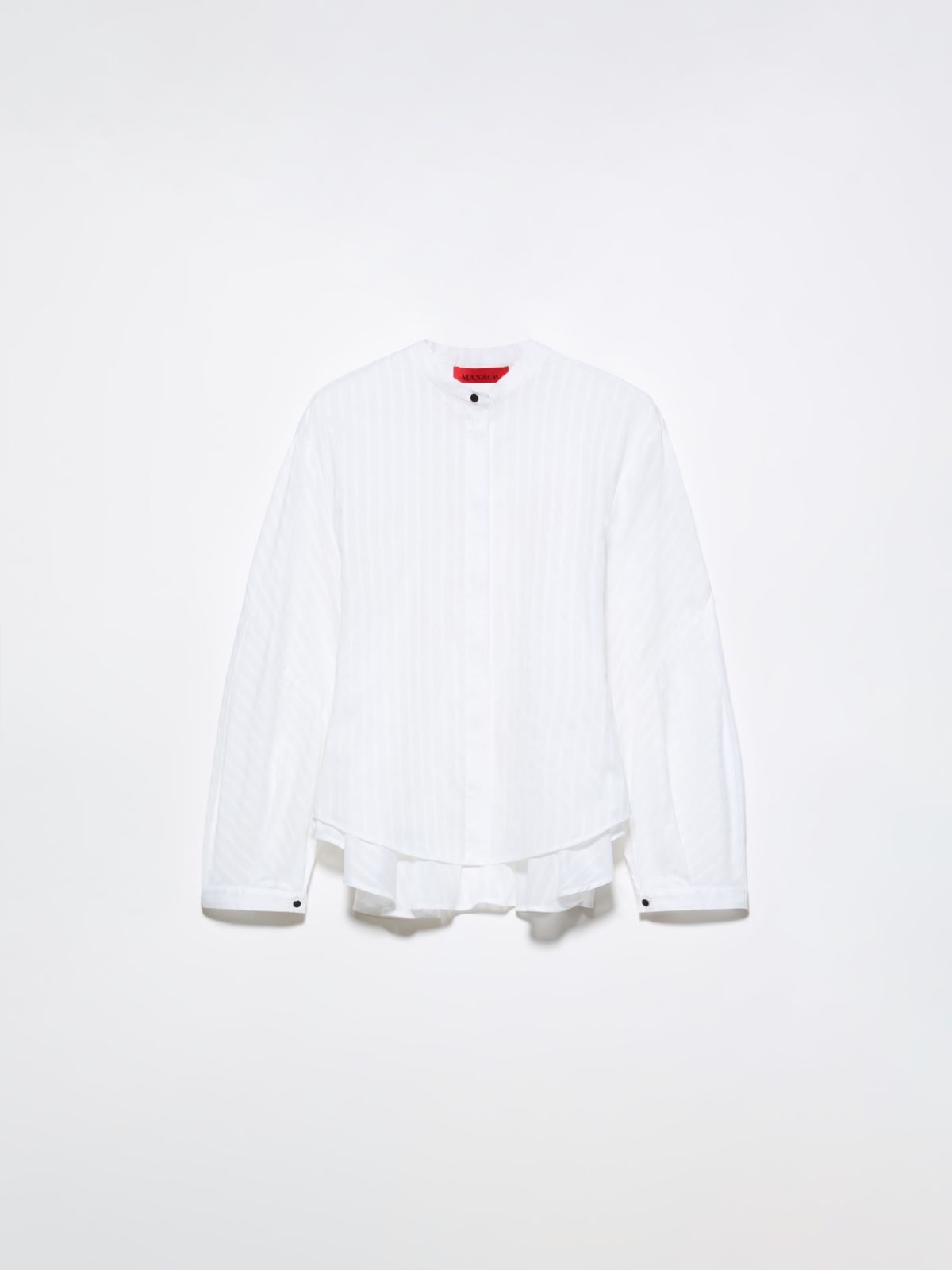 Camicia in mussola di cotone - BIANCO OTTICO - MAX&Co.