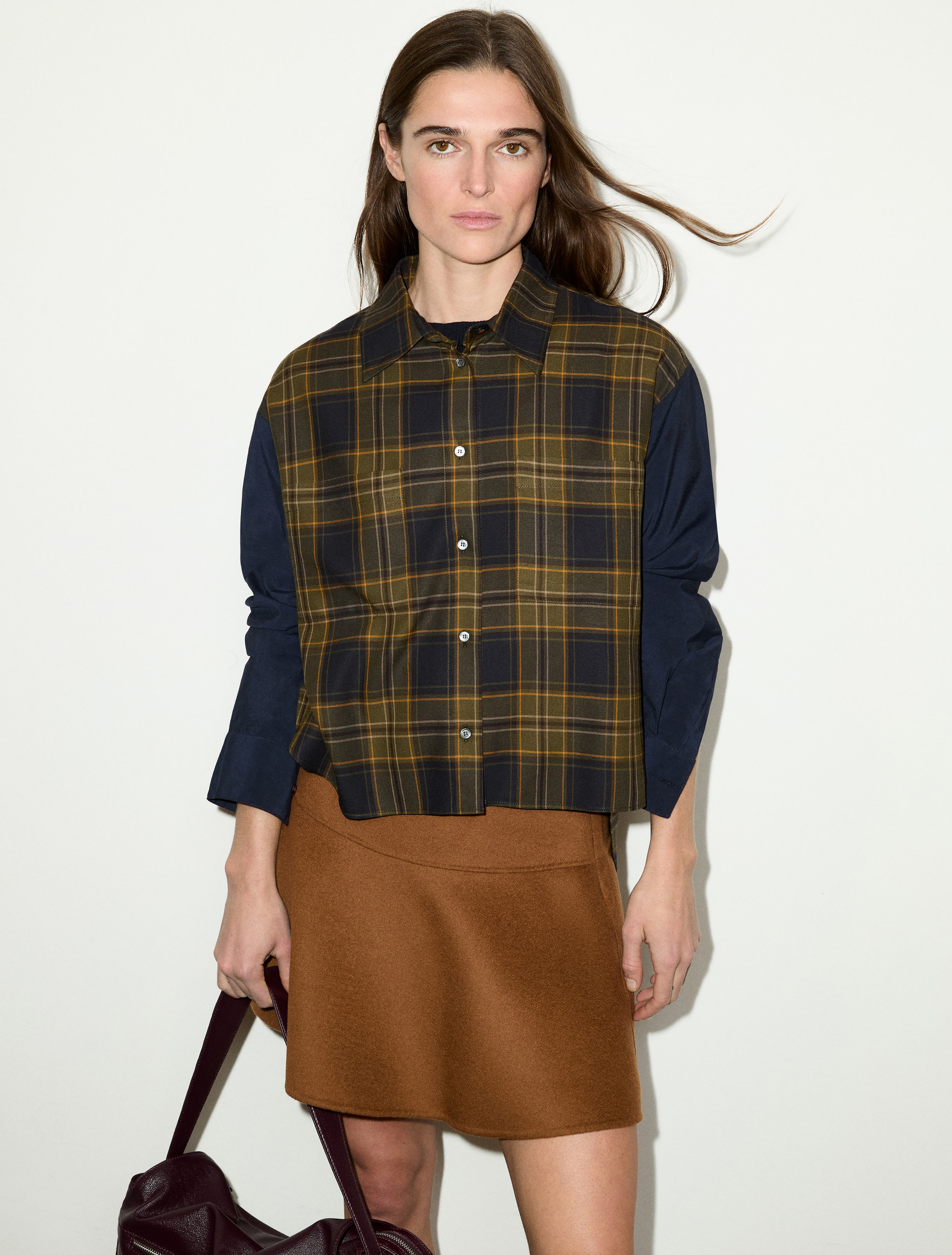 Cropped checked shirt - MAX&Co.
