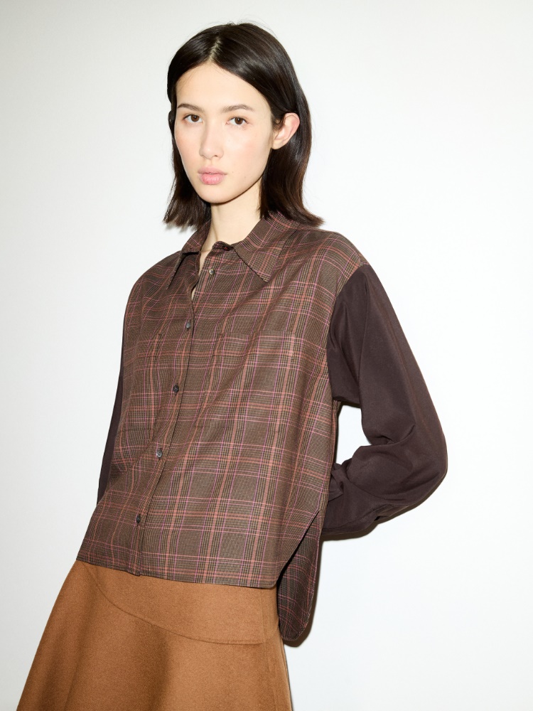 Cropped checked shirt - MAX&Co.
