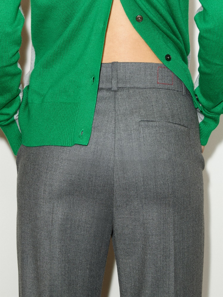 Straight-leg wool-blend trousers - MAX&Co. - 4