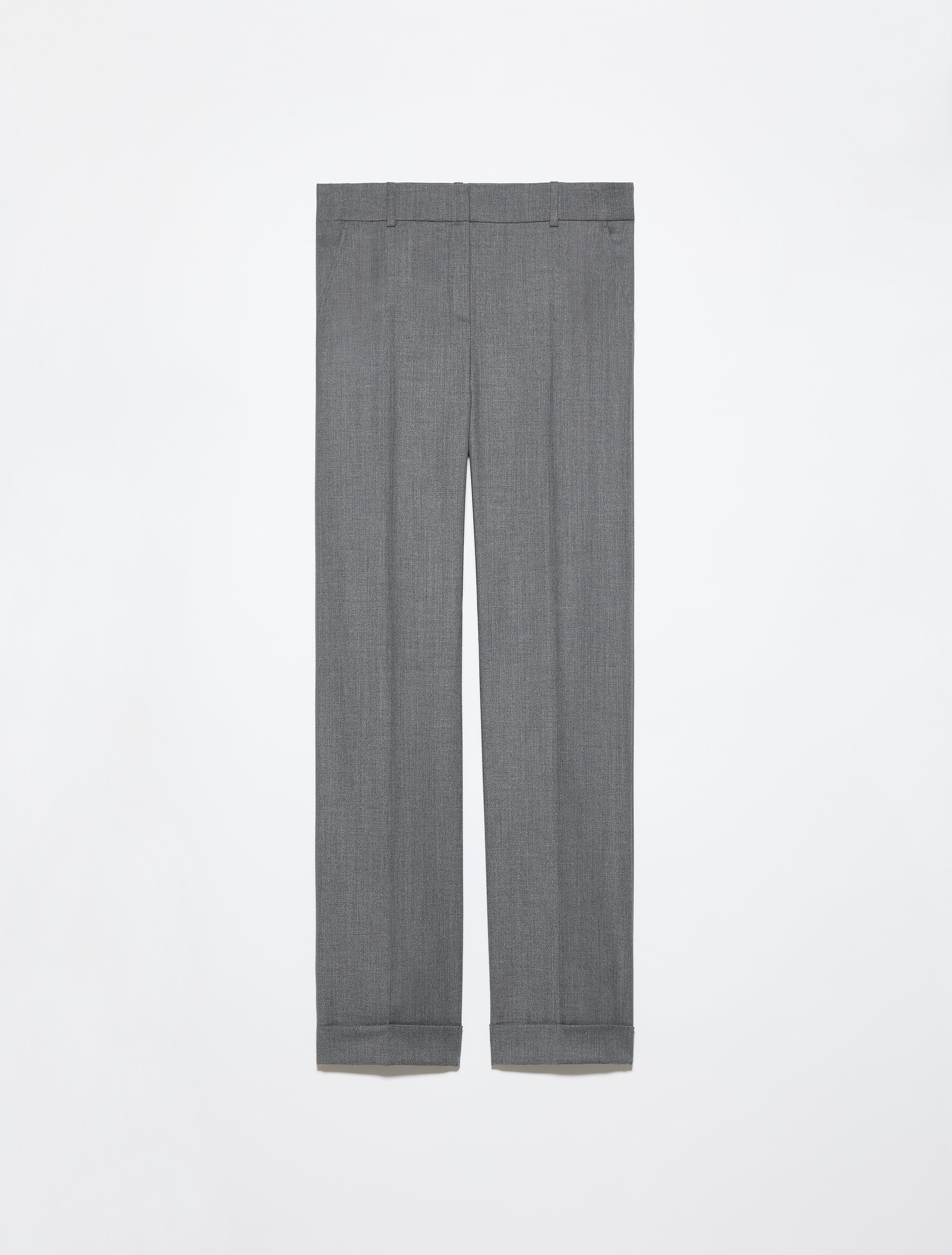 Straight-leg wool-blend trousers - MAX&Co.