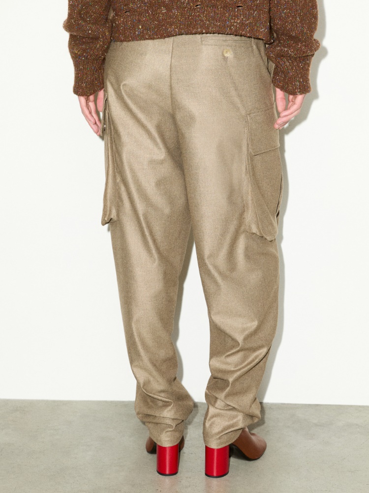 Flannel cargo trousers - MAX&Co. - 2