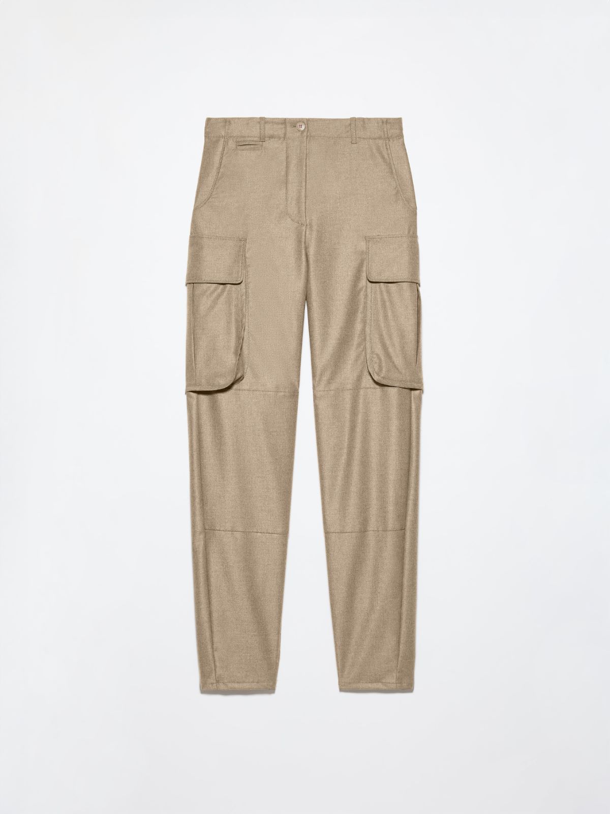 Flannel cargo trousers - MELANGE GREY - MAX&Co. - 5