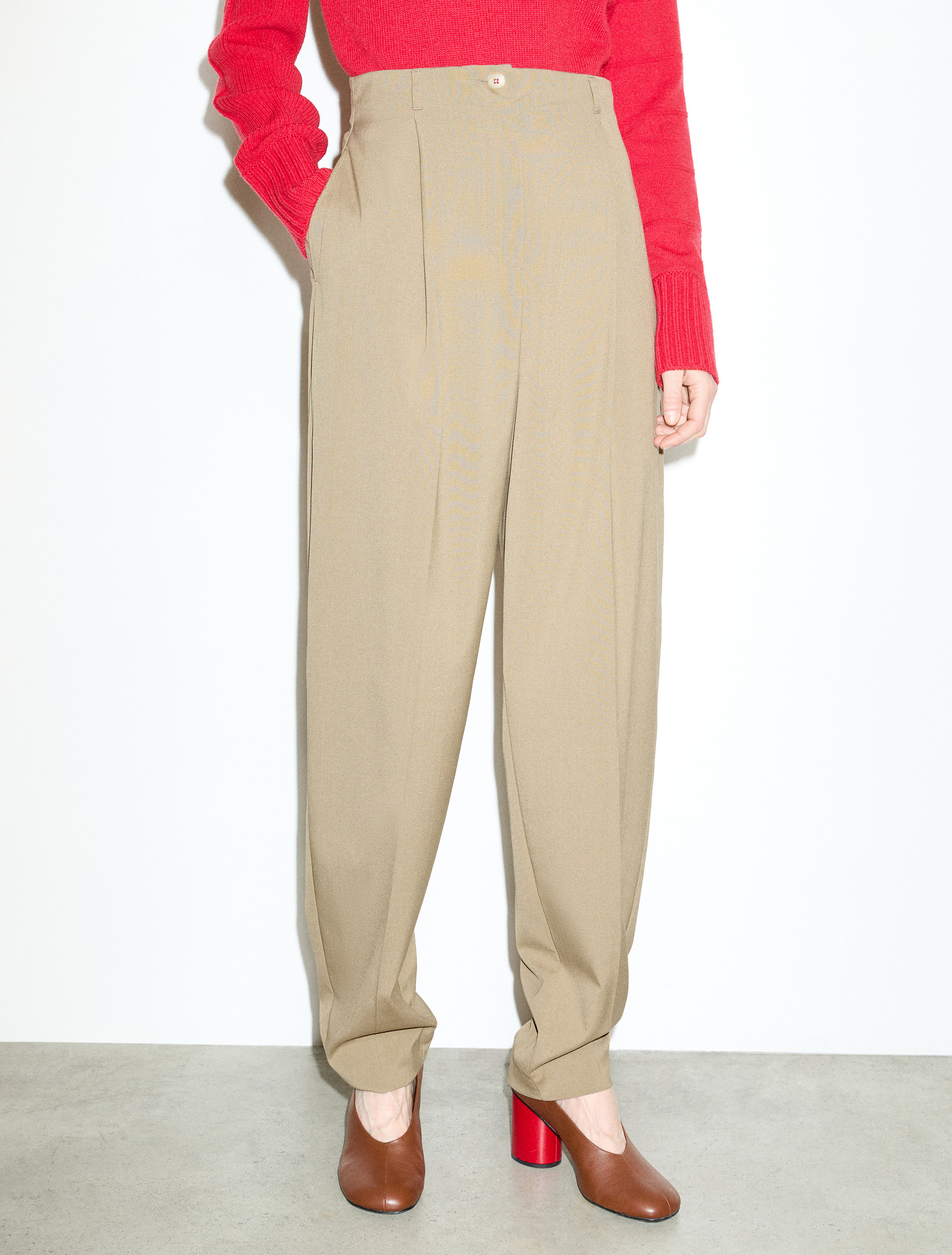 Tailored barrel-leg trousers - MAX&Co.
