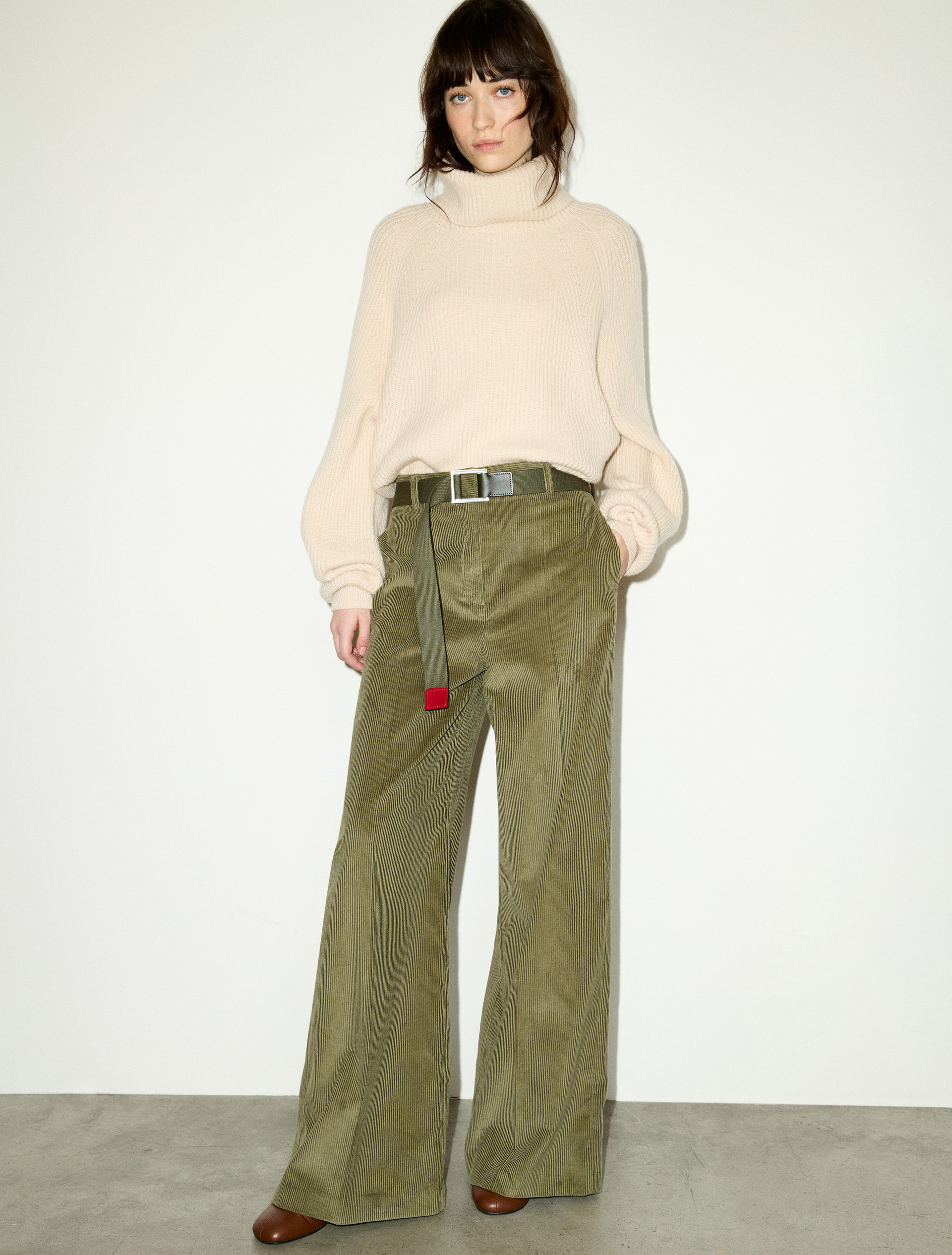 Wide-leg corduroy trousers - MAX&Co.