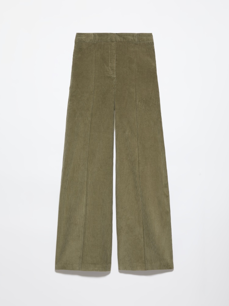 Wide-leg corduroy trousers - KAKI - MAX&Co. - 6